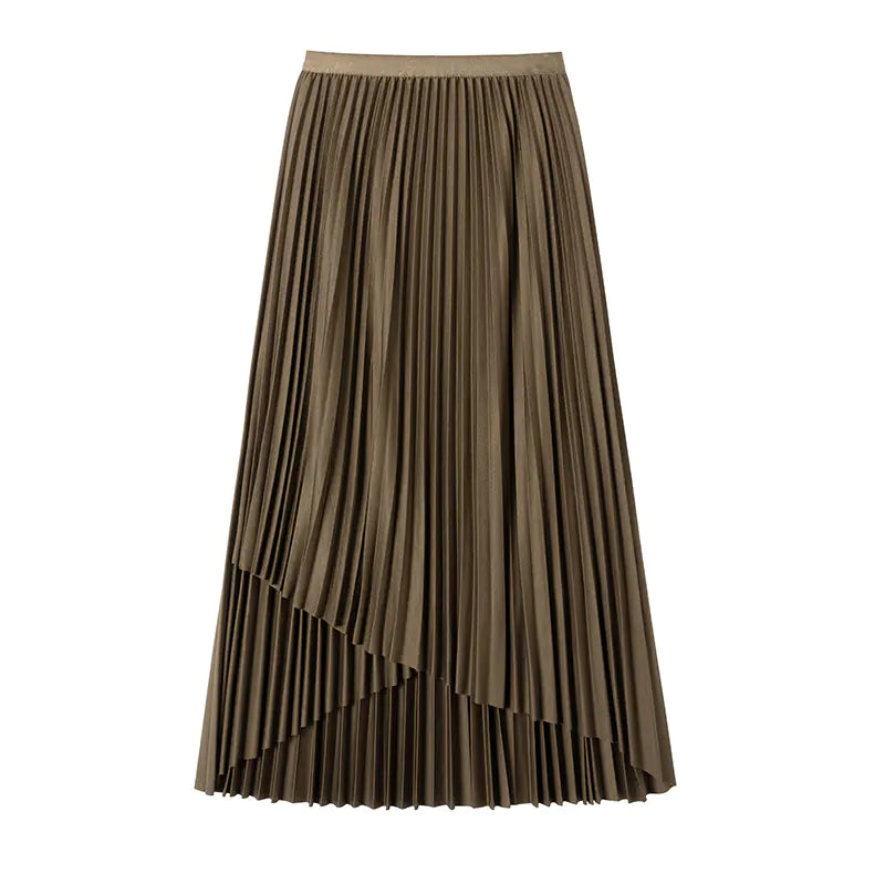 Ella | Timeless and graceful long pleated skirt