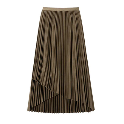 Ella | Timeless and graceful long pleated skirt