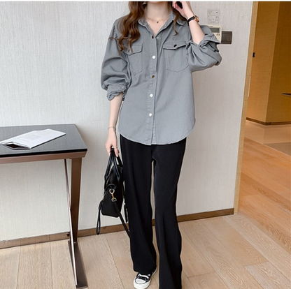 Lea | Spring Fashion Long Sleeve Blouses